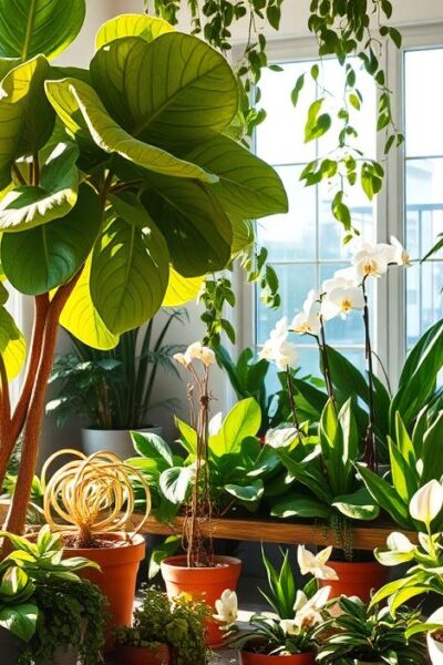 Luz natural para plantas